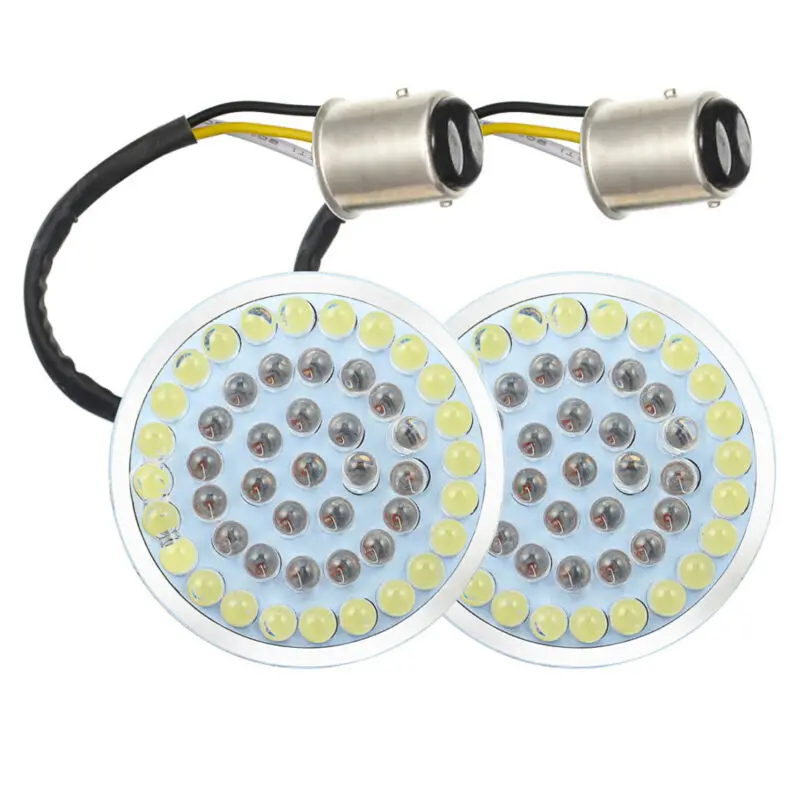 

2Inch Turn Signal Lights LED Front Rear Turn Signal Lights Lens Reliable