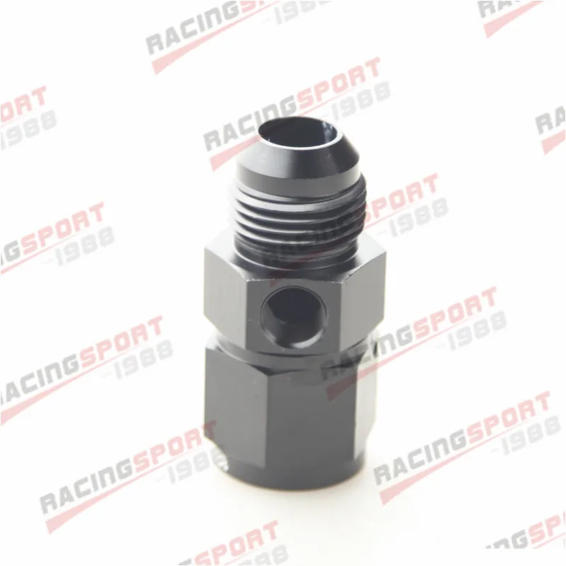  10AN Male To AN10 Female с 1/8 &quotNPT Gauge Port Adapter Black|Подача и обработка топлива| |