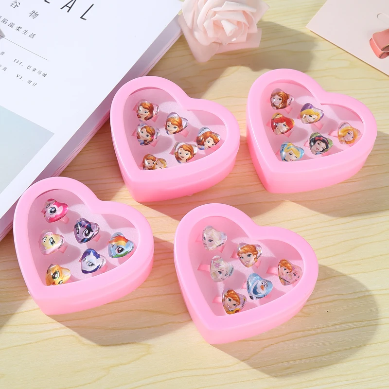 6 шт./компл. игрушки Принцессы Дисней Холодное сердце Анна Эльза макияж София