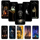 Чехол для телефона Xiaomi Redmi Note 8, 8T, 7, 7A, 9, 9S, 8A, 4, 5 Pro, черный чехол, модный футляр, силиконовый буддизм, Шакьямуни, Будда