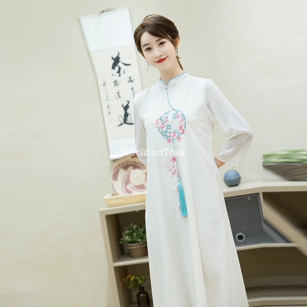

2021 женское китайское элегантное кружевное традиционное Ципао, вечернее Восточное винтажное раздельное свадебное платье, восточное платье