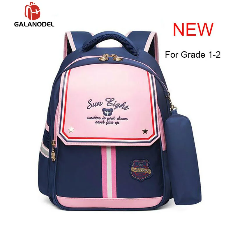 Orthopedic Backpack Primary School Bags for Boys Girls Grade 1-2 Waterproof Backpacks Boy | Багаж и сумки