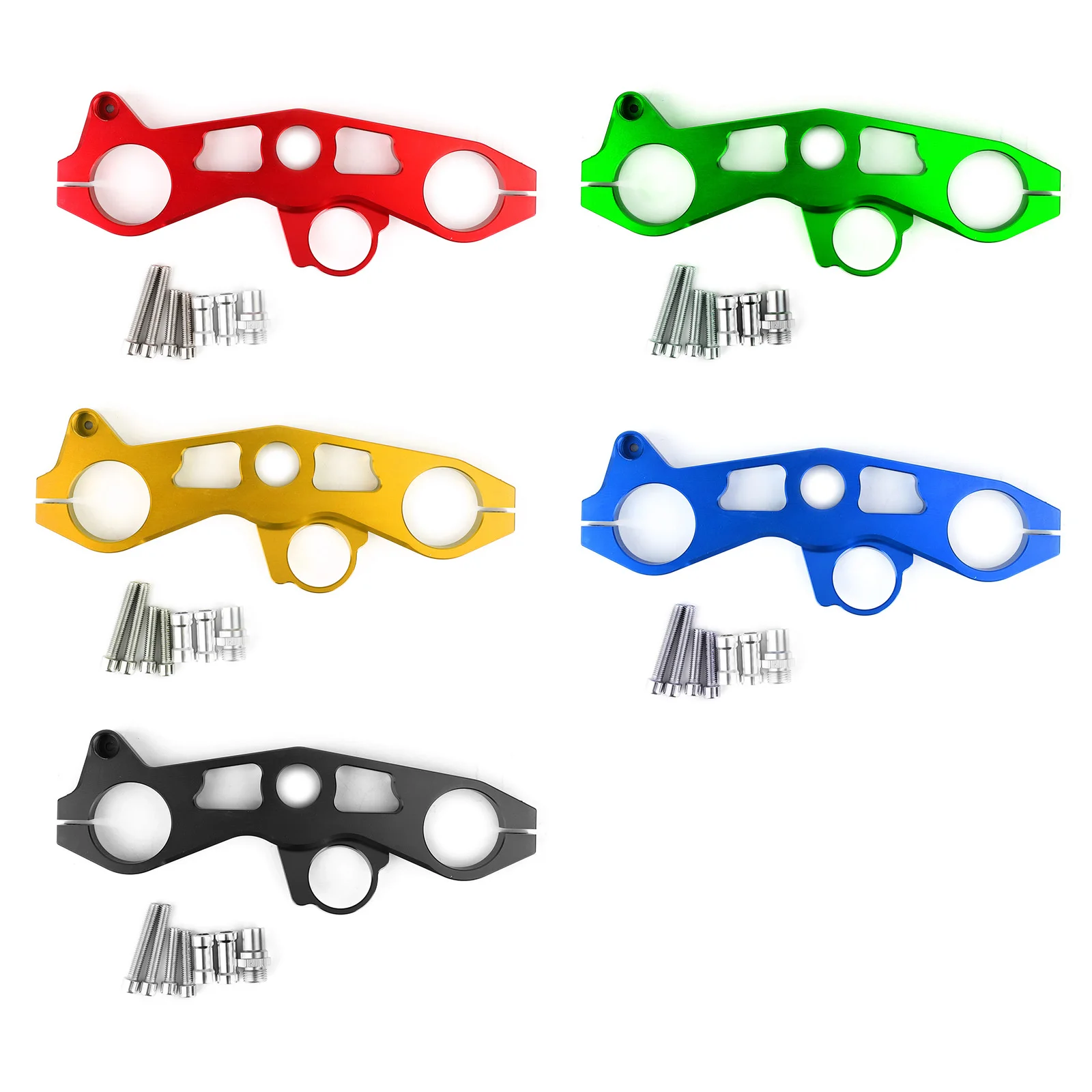 

Areyourshop для Kawasaki Ninja ZX6R 2009 2010 2011 2012 понижение тройного дерева передний конец верхний зажим мотоциклетные детали