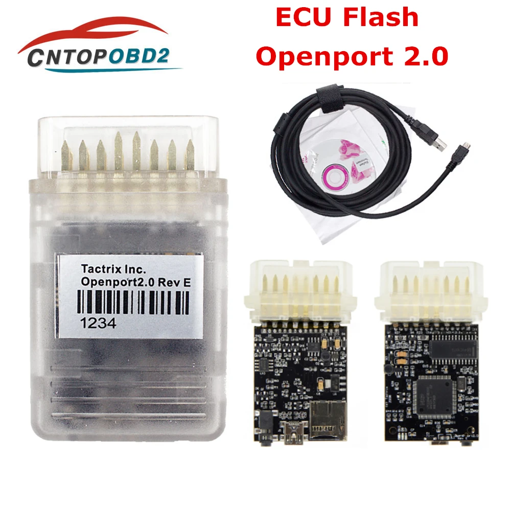 Tactrix Openport 2 0 с ECU FLASH Интерфейсный Диагностический кабель для чипа диагностический