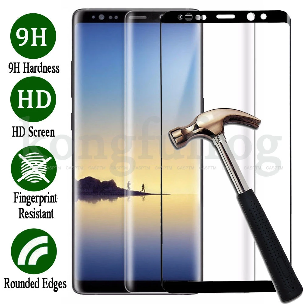 3D Curved Edge Full Cover Tempered Glass For Samsung Galaxy S9 Plus Note 8 S8 Plus S8 S7 Protective Glass Protective Film Coque