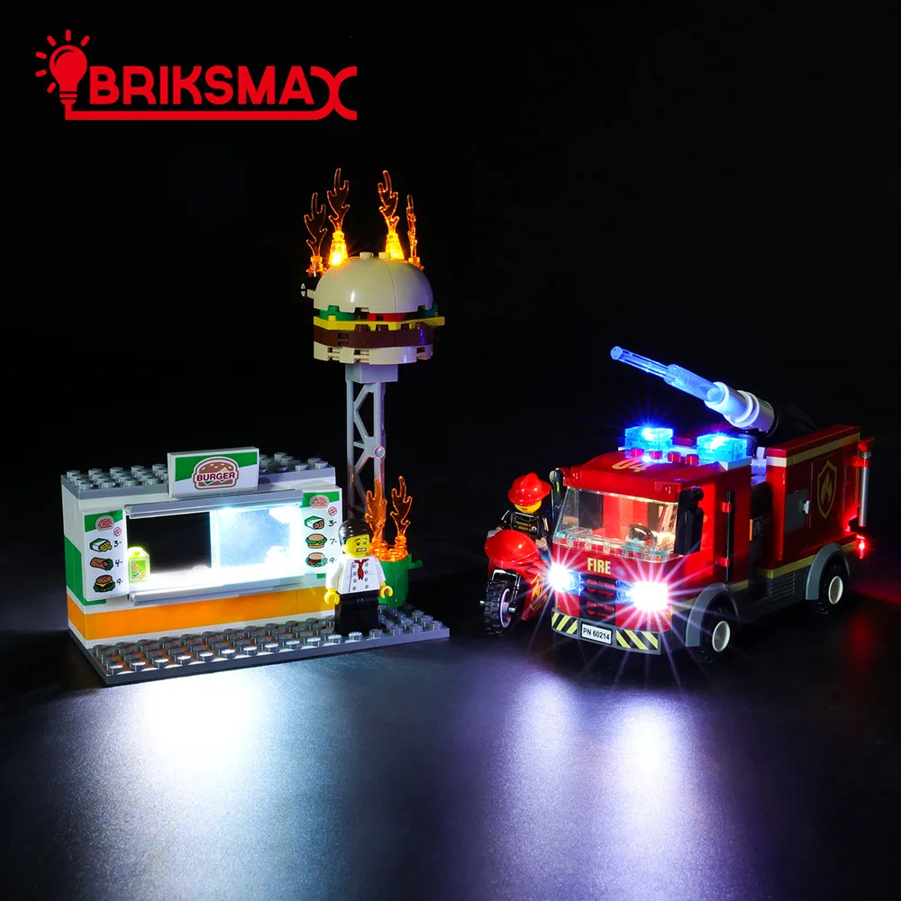 Комплект светодисветильник BriksMax для пожарной службы бургеров 60214 (модель в