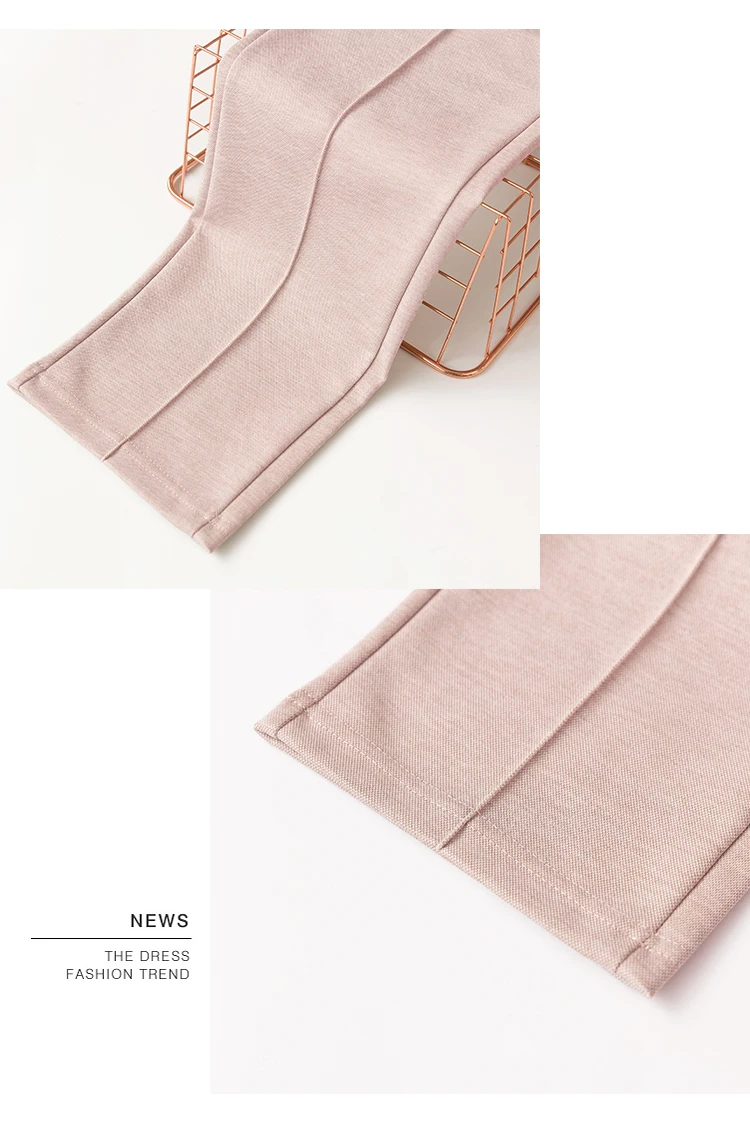 Однотонные модные брюки для беременных женщин Весна 2021 прямые с высокой талией