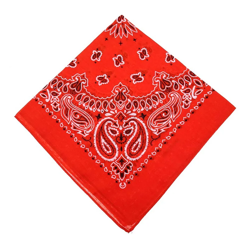 OR Outdoor Cool Activities Riding Collar Cute Women Print Bandana Scarf Square Head Scarf Female Motorcycle Headwear - Color: OR
