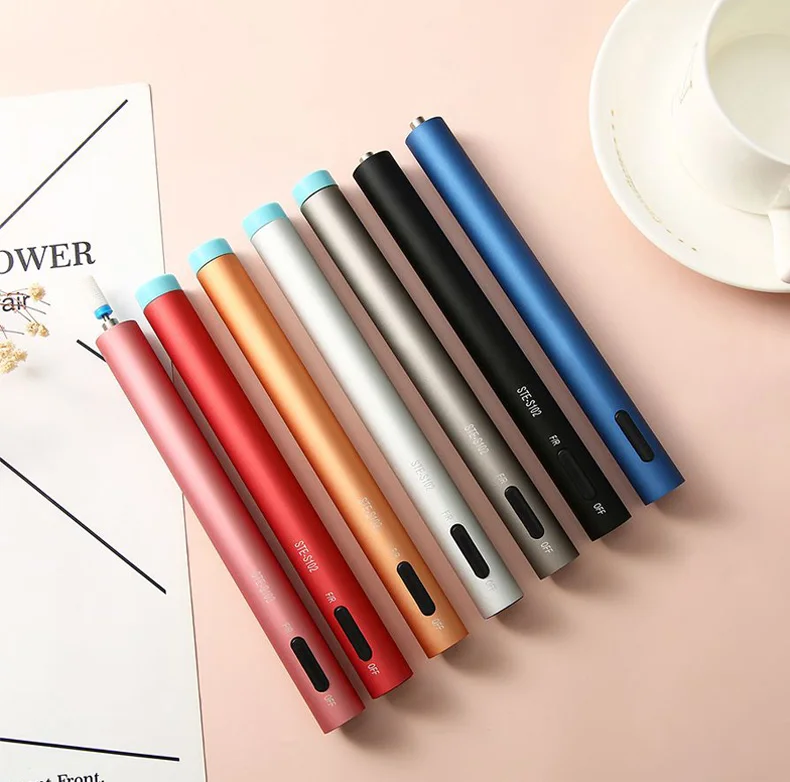 

Portable Electric Nail Drill Machine Set Pen Manicure Machine Pedicure Nail file Art Electric Drill Kit with Ceramic Drill bit