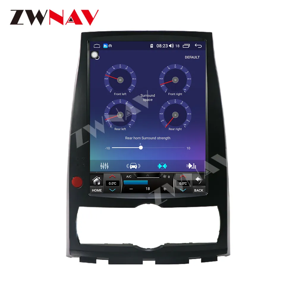 Автомобильное радио GPS-навигации с сенсорным экраном Carplay Android 9.0 и видео-мультимедийным плеером для Hyundai Rohens Genesis Coupe 2008-2015.