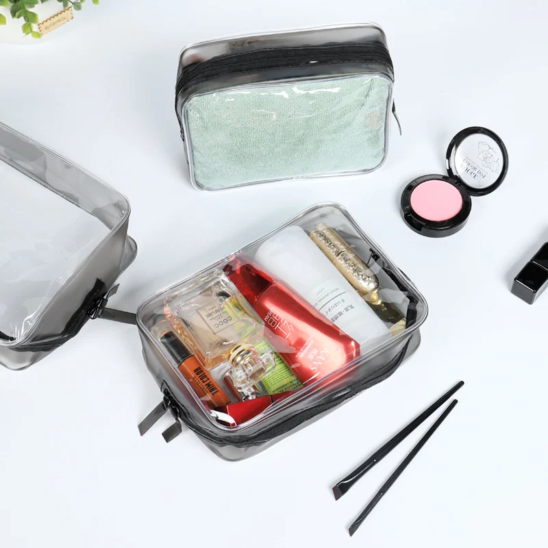 

Girl Makeup bag Cosmetic bag organizer Transparent Waterproof organizer for Women's cosmetics Storage Bag Toiletries organizer