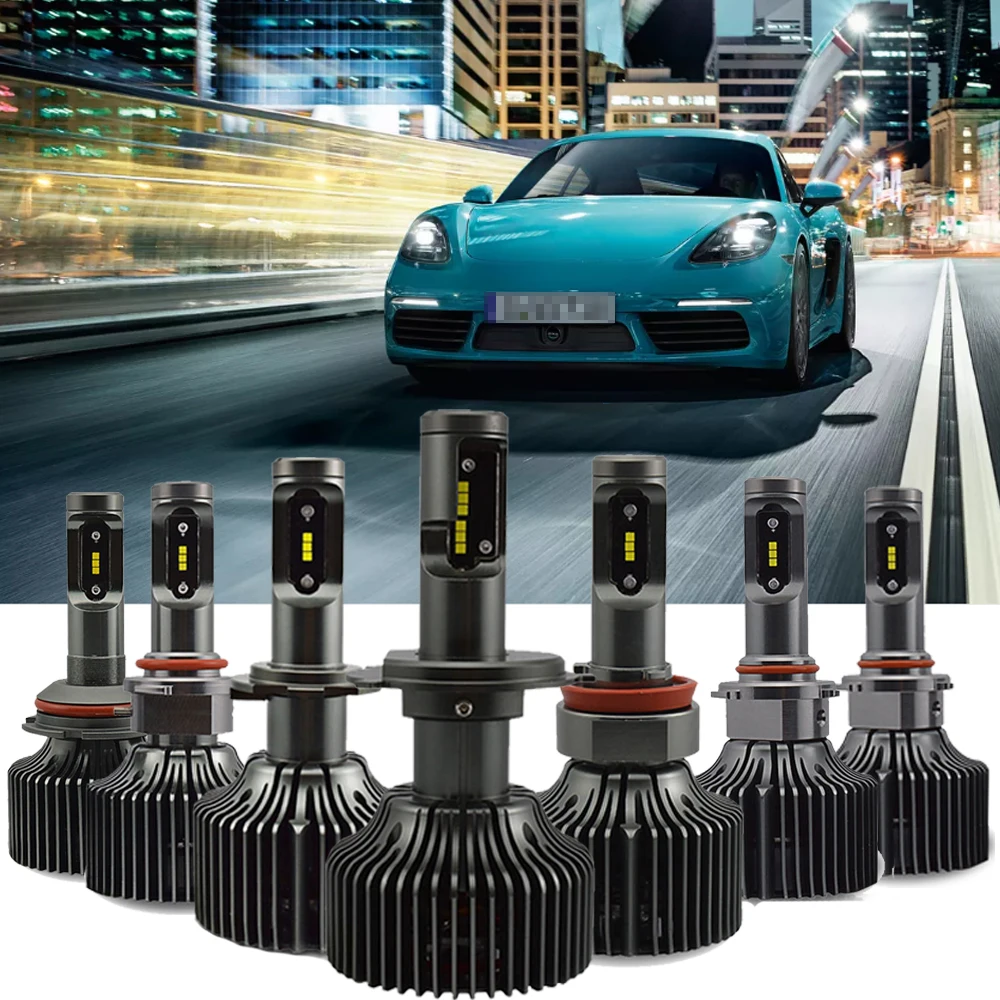 SAFEVIEW H4 Led дальнего ближнего света H7 H8 H9 H11 9005 HB3 9006 HB4 Автомобильные фары лампы 30 Вт белый 6000 К 12 В лампы освещения