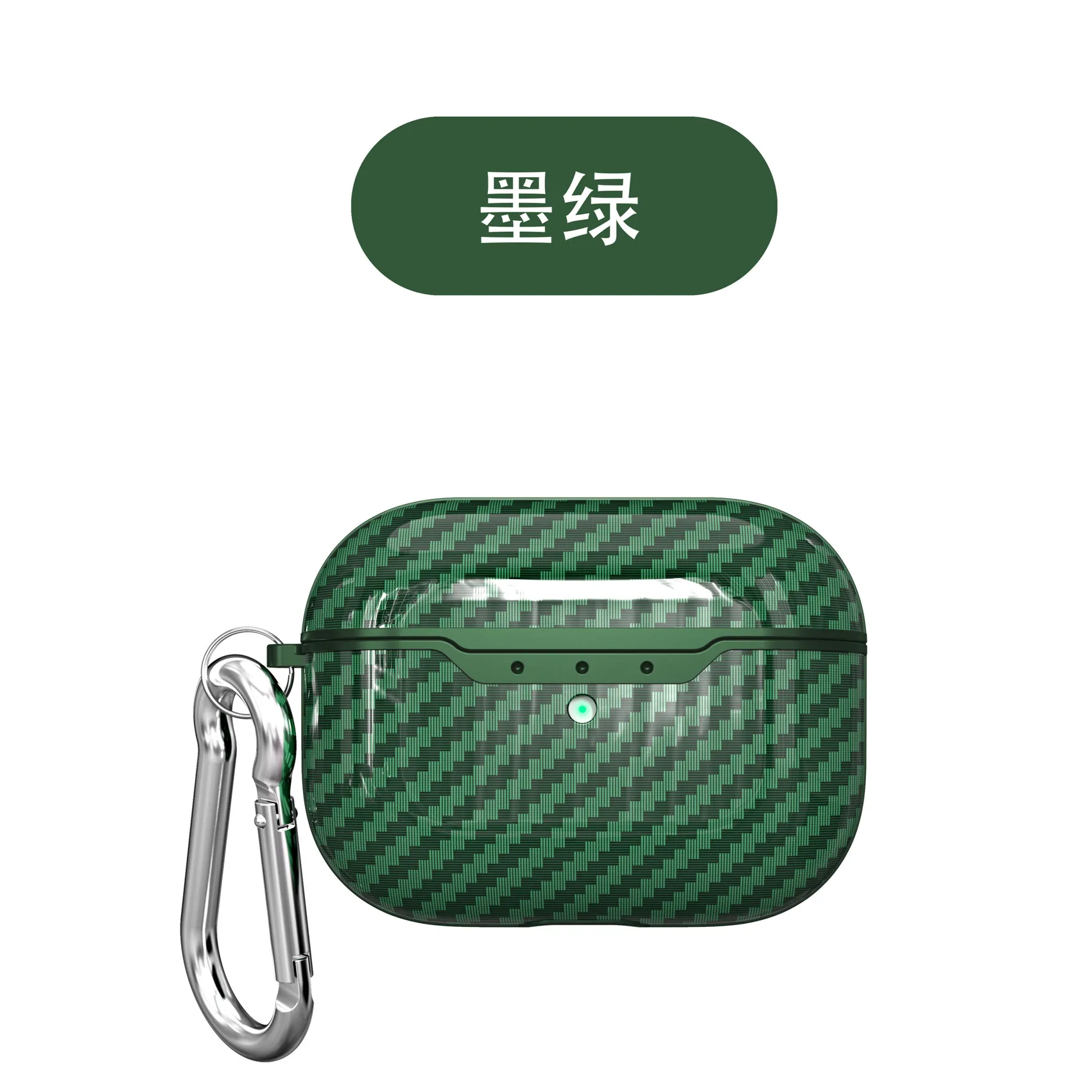Green Pro VETOMEET Изысканная Текстура Bluetooth беспроводной Чехол для наушников для Airpods3 углеродное волокно узор чехол для наушников Airpods Pro 2 1 - Цвет: Green Pro