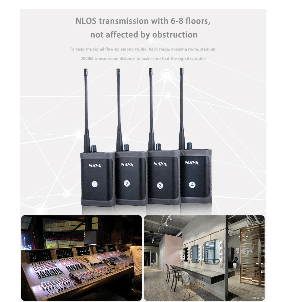 Ная HDI BS180 Беспроводной домофон Системы дальность передачи цифровых сигналов 2000 м