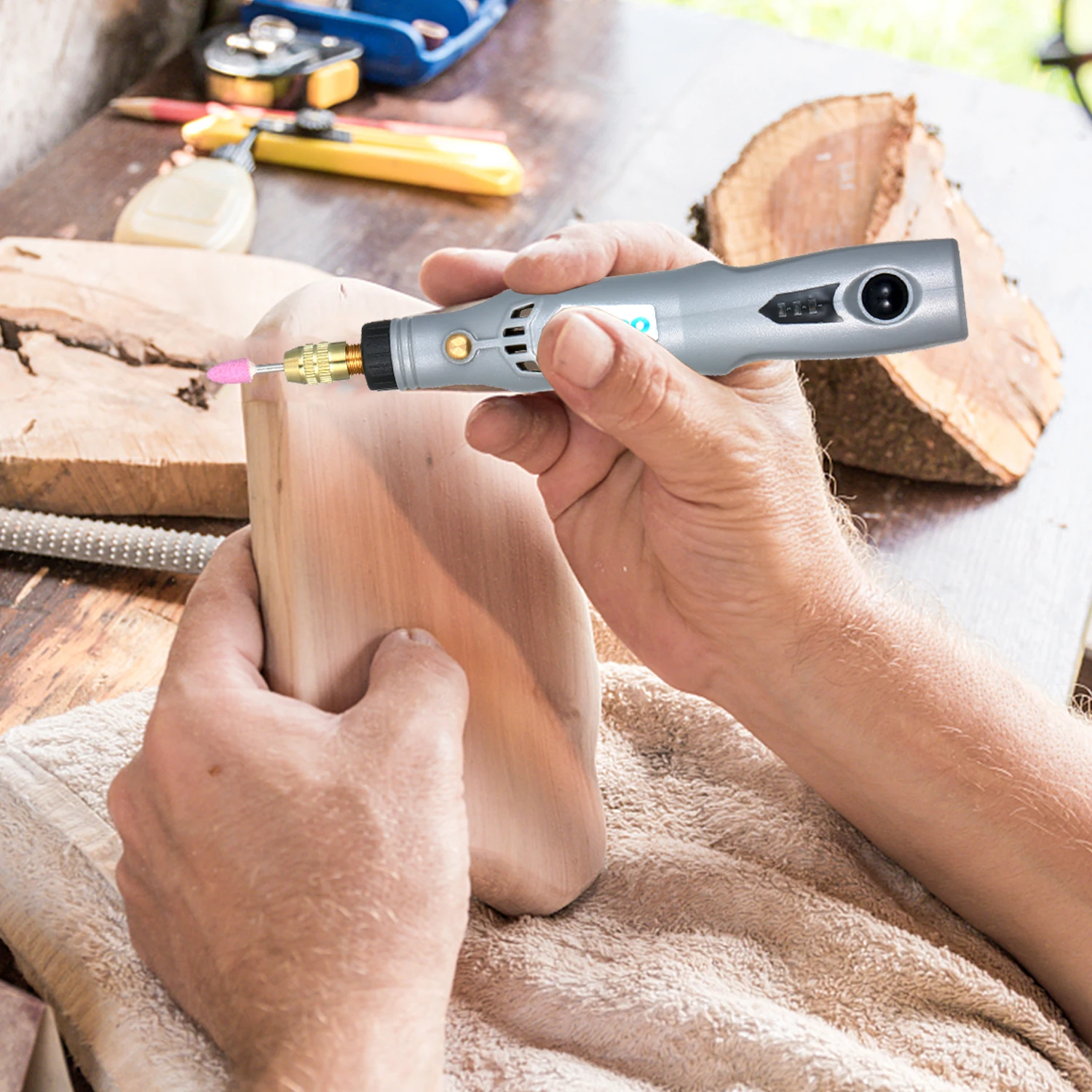 Ручная электрическая шлифовальная машина 6000 15000 об/мин 3 в 1|Электрические дрели| |