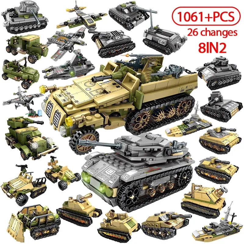 1061 шт. игрушки для детей империи стали технические блоки армии строительные