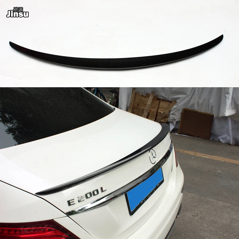 Стильный спойлер AMG для заднего багажника из углеродного волокна губа Benz E class sedan