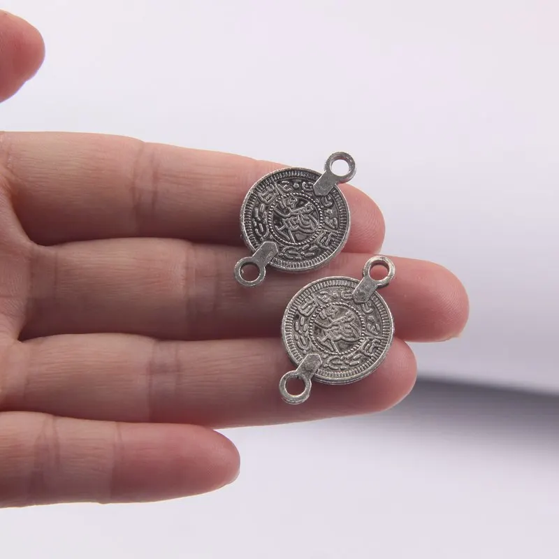 Подвески Серебряные в тибетском стиле для изготовления ювелирных изделий 10 шт. |