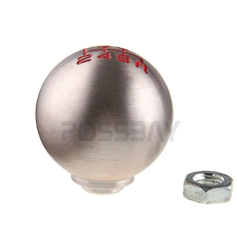 Posbay 6 скоростей серебристая ручка переключения передач для автомобиля с