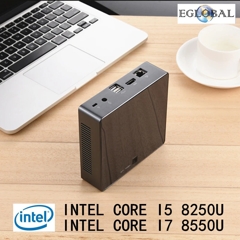 Мини-ПК DDR4 16 ГБ ОЗУ 512 M.2 SSD Nuc карманный компьютер Intel Core i5 8250U windows 10 Pro
