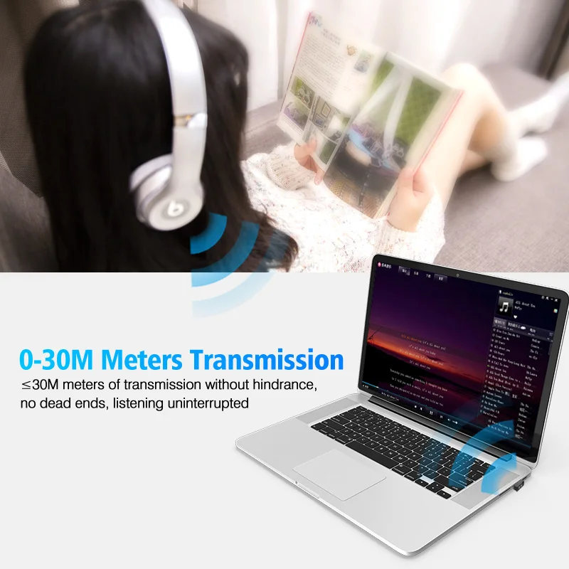 ANKNDO USB Bluetooth адаптер мини ключ 5 0 PC гарнитура для планшета музыкальный приемник