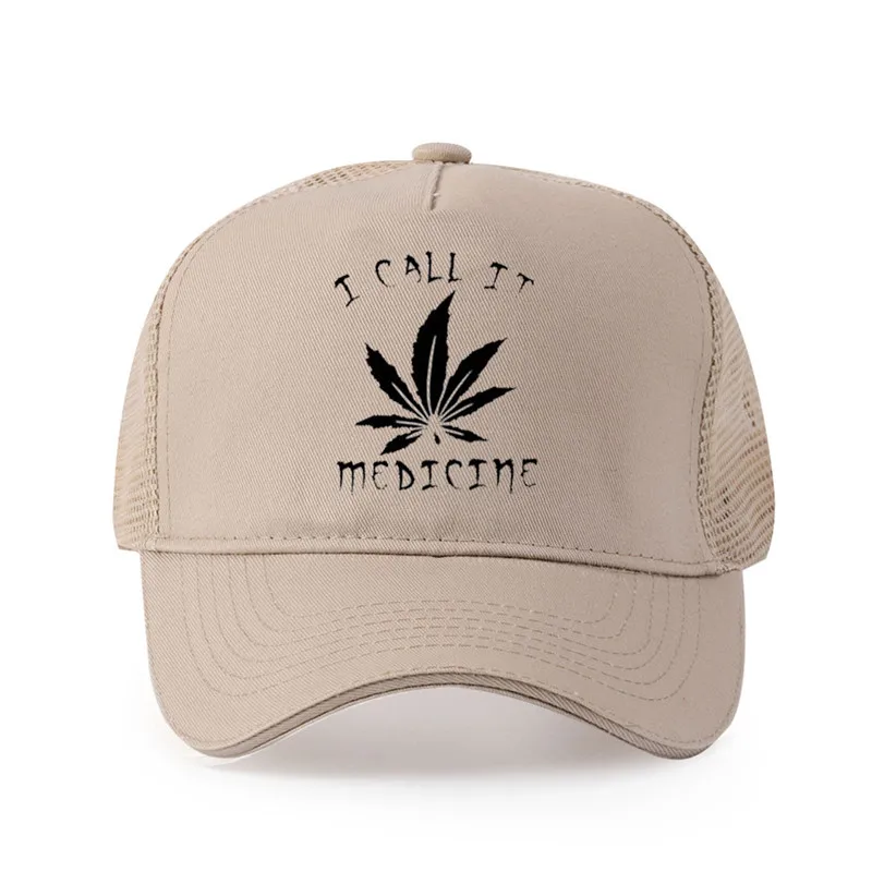 Летняя шляпа Weed I Call It медицинская Женская Мужская бейсболка с узором