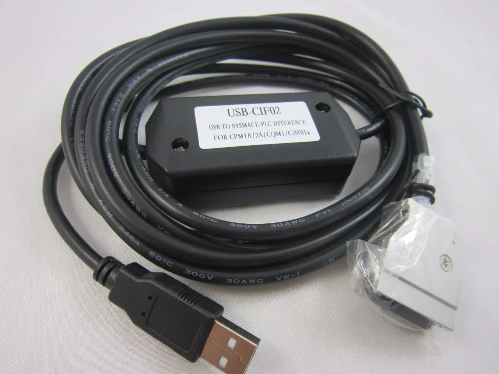 

USB Interface Adapter USB-CIF02 USBCIF02 for CPM1/CPM1A/2A/CQM1/C200HS /C200HX/HG/HE & SRM1 PLC USB/CIF02 USB CIF02 Cable 2.5m
