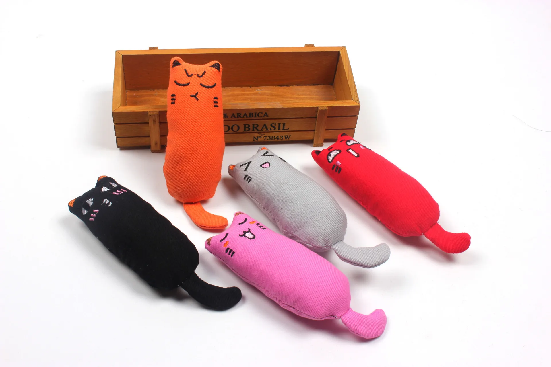 

Pet cat toys pure cotton cloth grinding teeth lovely cat Mint cat
