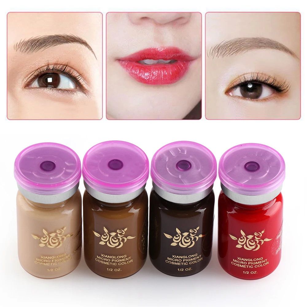 Разноцветная подводка для бровей и губ тату чернила имитация полуперманентного