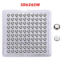 mayitr 100pcs ag4 button watches battery 377 lr626 1 55v alkaline cell coin sr626sw batteries fit for watch