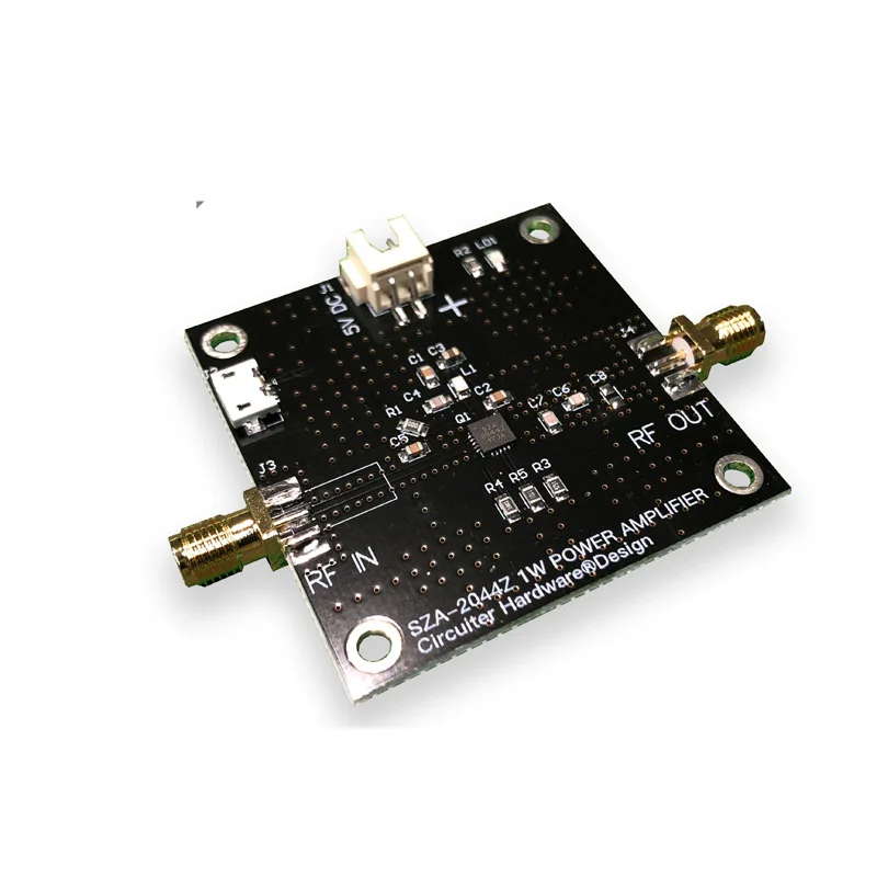 2,4G Wi-Fi swept jammer Shielder 2,4 Ghz WiFi Disturber jammer экранированная макетная плата/SZA2044 1W микроволновый усилитель мощности - Цвет: 1W power amplifier
