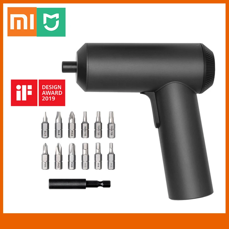 Электрическая отвертка Xiaomi Mijia с 12 шт. насадок S2 3 6 в 2000 мАч беспроводная
