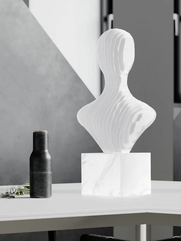 

Abstract Figure Creative Hotel Lobby Art Man Statue Sculpture Home Decoration