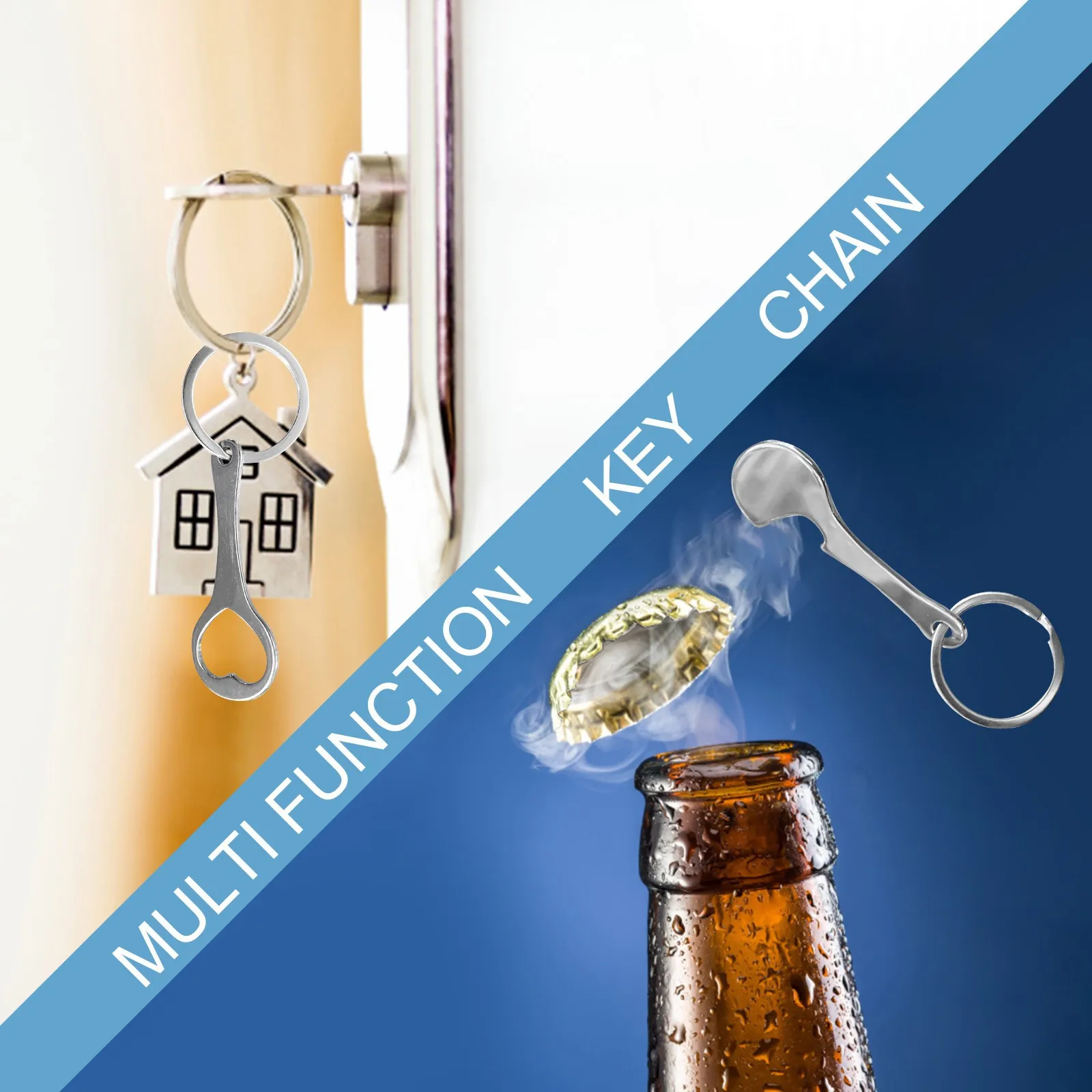 2 шт. кольцо для ключей из нержавеющей стали | Дом и сад