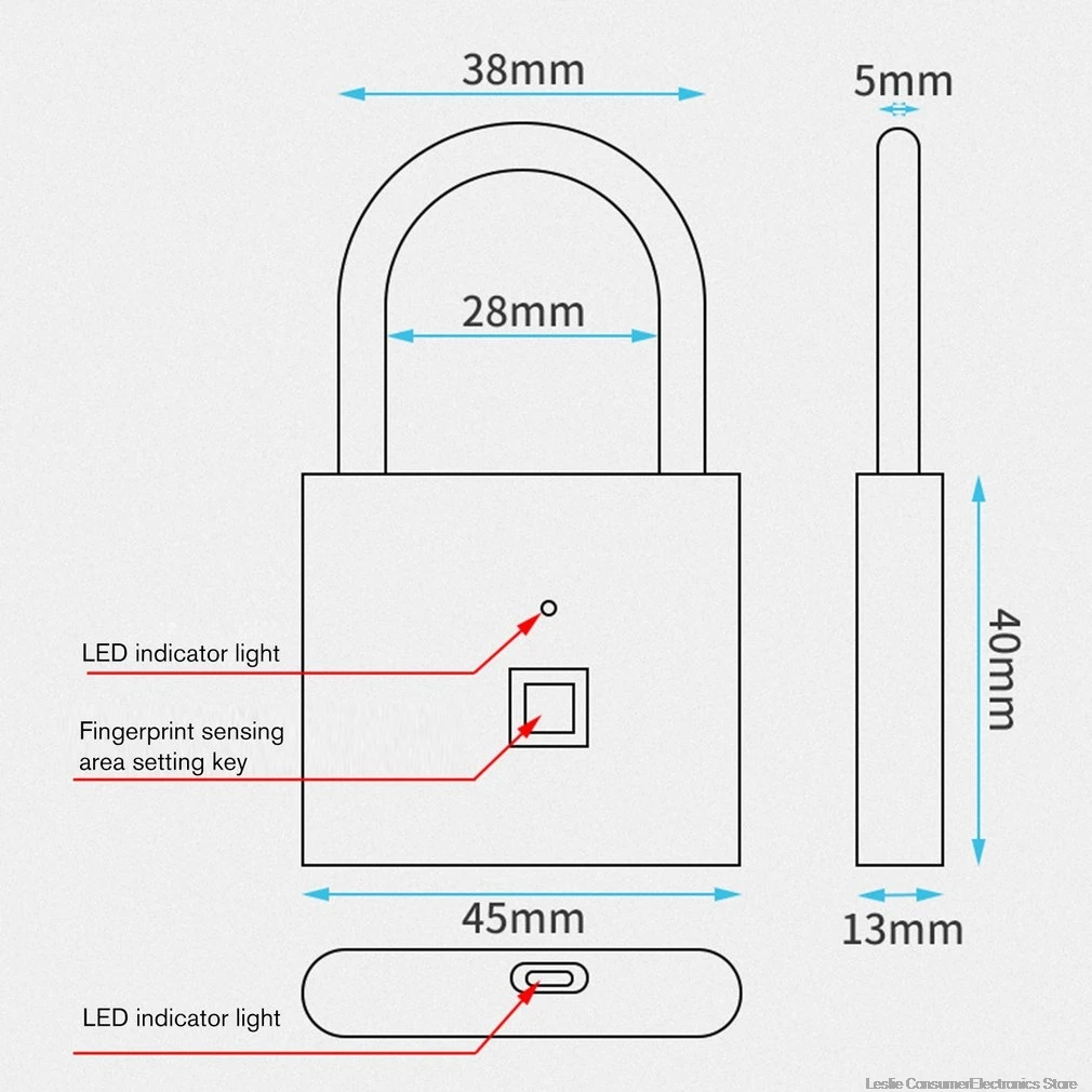 Золотой безопасности без ключа USB Перезаряжаемый биометрический дверной замок Умный Замок быстрая разблокировка цинковый сплав металлический саморазвивающийся чип
