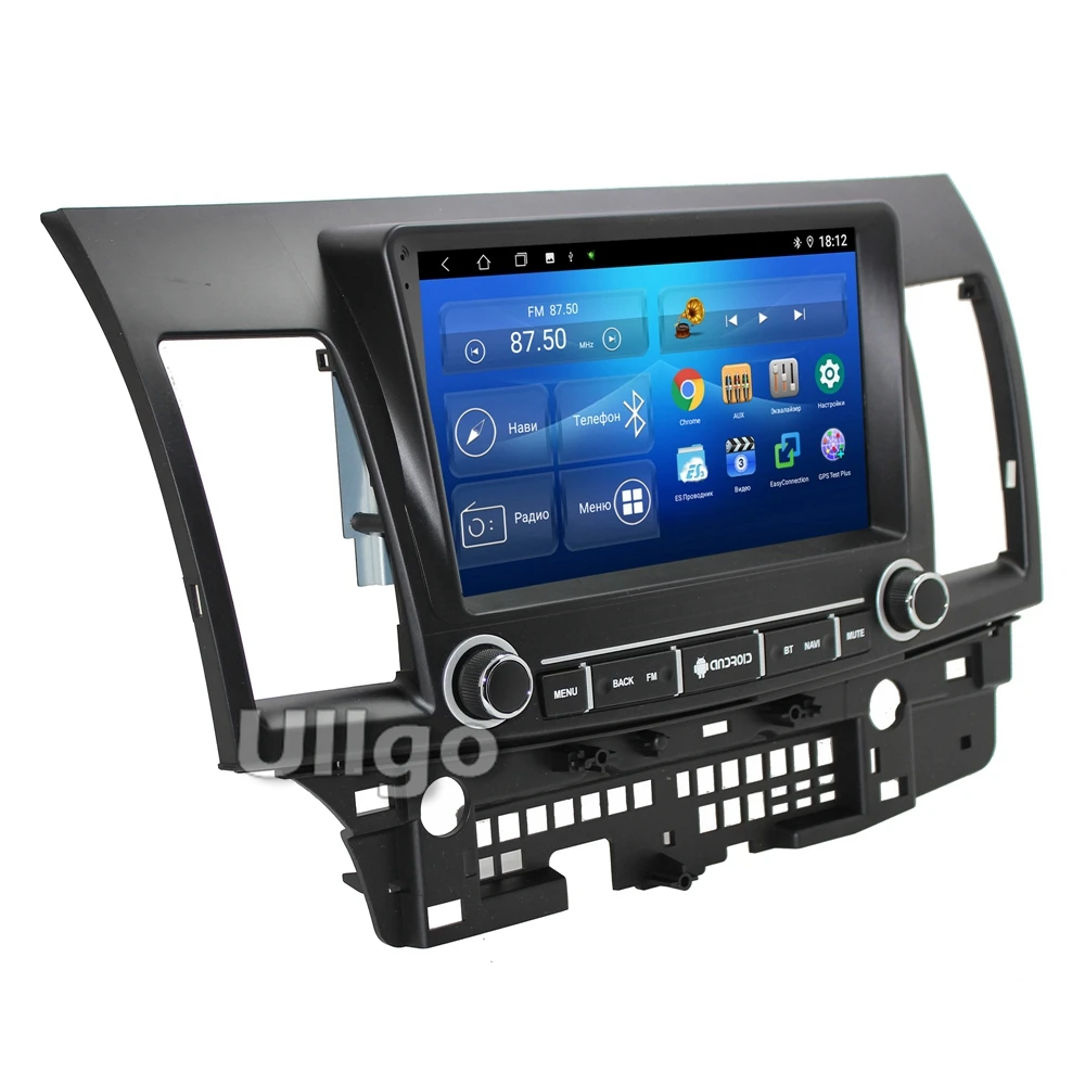 Android Octa Core автомобильный DVD GPS для Mitsubishi Lancer 2007-2018 стерео мультимедийный навигатор