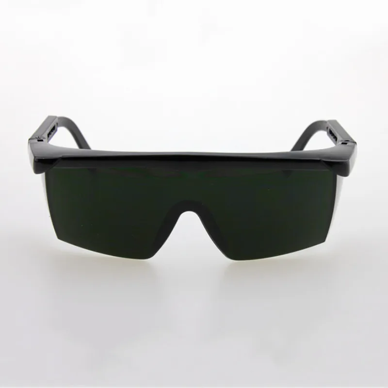 Dark green Лазерные защитные очки, сварочные очки, солнцезащитные очки, зеленые, желтые, защита глаз, рабочий сварщик, Регулируемые защитные изделия - Название цвета: Dark green
