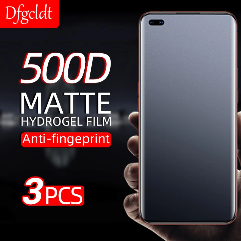 Anti Fingerprint Matte Hydrogel Film for Realme 7 6 5 X50 X7 Q2 8 Pro Screen Protector for Realme C3 6i 6S XT C11 X3 Not Glass