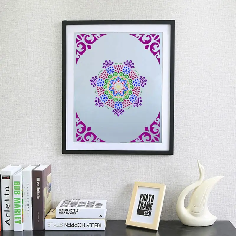 24 шт трафареты для картин пола настенная плитка ткань дровяное искусство и