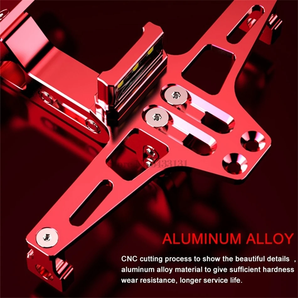 Алюминиевый держатель для номерного знака мотоцикла с ЧПУ Обложка 125 пластиковых