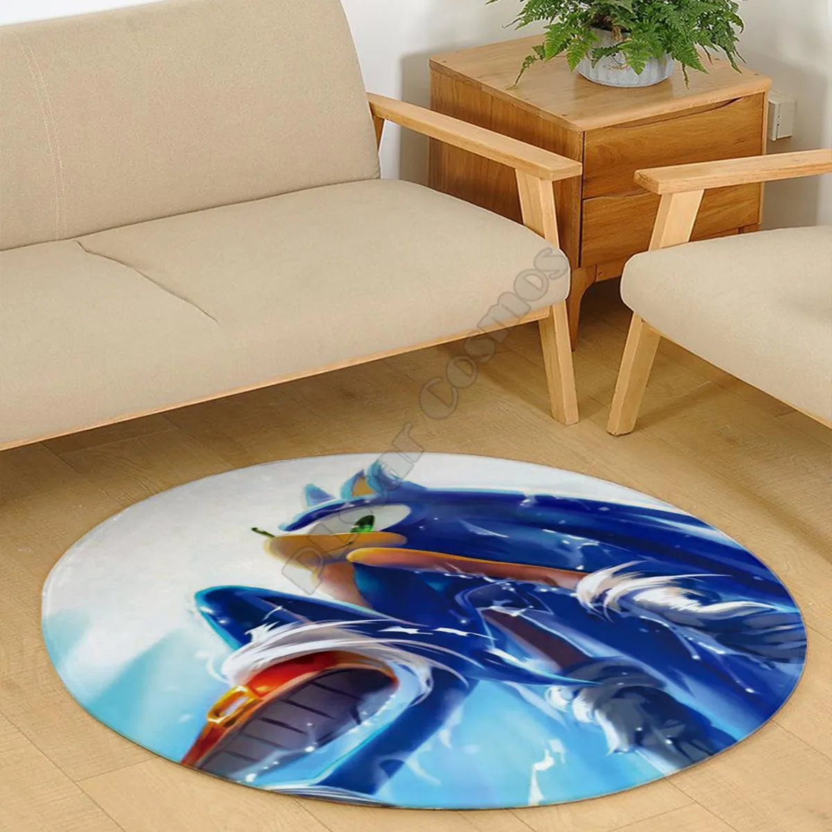 

Sonic Funny Cartoon Carpet Square Anti-Skid Area Floor Mat 3D Rug Non-slip Mat Dining Room Living Room Soft Bedroom Carpet 01