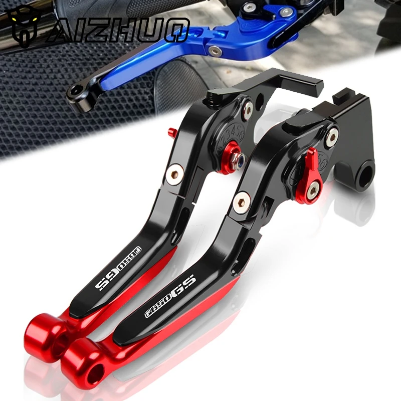 

Мотоцикл с ЧПУ F 650 GS Алюминий сцепления тормозные рычаги для BMW F650GS 2008 2009 2010 2011 2012 Регулируемый ручной тормоз аксессуары