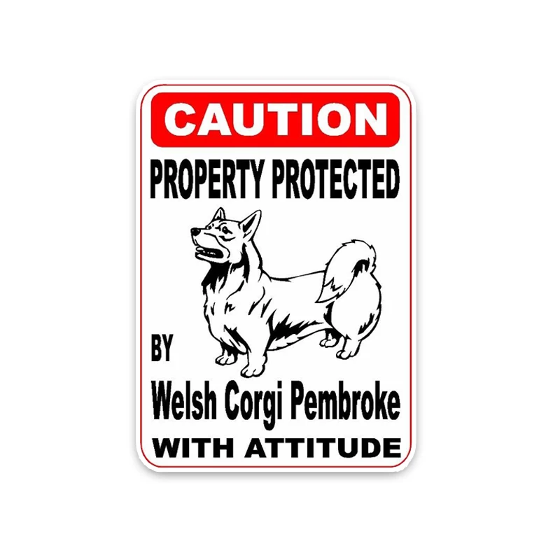 

Creative Welsh Corgi Pembroke Dog Car Sticker Accessories Vinyl PVC 14cm*10cm Motorcycle Car Window Car Styling Decal