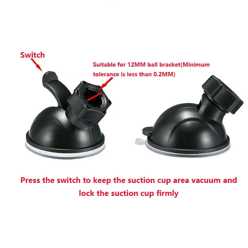 

1 Pcs Car Suction Cup Mount 312GW 412GW Black Car GPS Replacement Durable