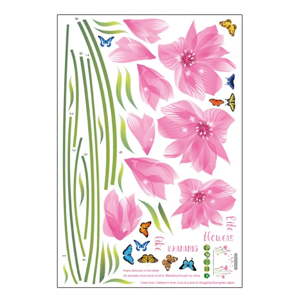 OUTAD волшебный цветок настенный плакат для гостиной спальни декоративные