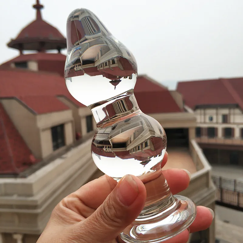 Big Anal Plug Super Transparent Crystal Glass Butt Dildo Huge Sex Toys For Woman Men Gay ass masturbator | Красота и здоровье