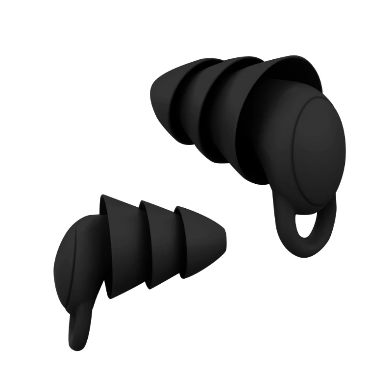 

2Pcs/Pack Silicone Ear Plugs In-ear Fit 160 Degree On-ear Design for Kids Adults Studying Working Sleeping Swimming