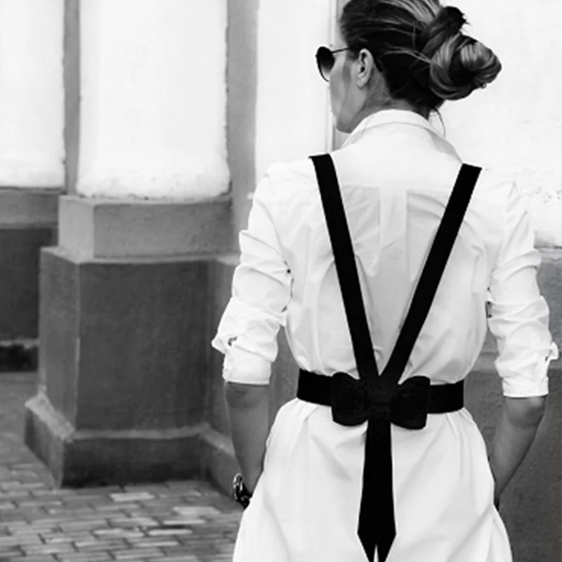 Gothic Sexy Body Belt Crop Top Bondage Harness Women Sexy Toys Adults PU Leather Bow-knot Suspenders Straps Garters Belt