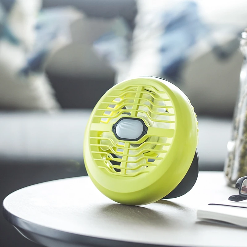 

Portable Camping Fan with LED Lantern Rechargeable Battery Operated USB Desk Fan for Tent Outdoor Camping 85DD