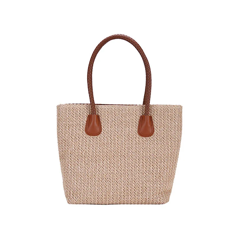 

2021 New Versatile Fashion Shopping Bag Popular Shoulder Messenger Tote Straw Women's Bag